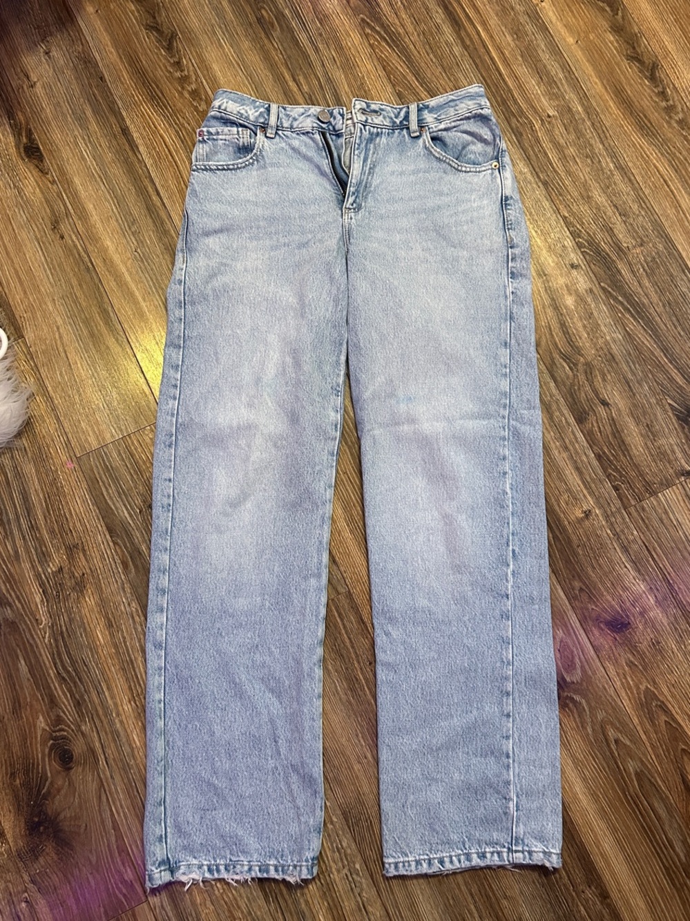 Garage Light Blue Straight Leg Women’s Jeans